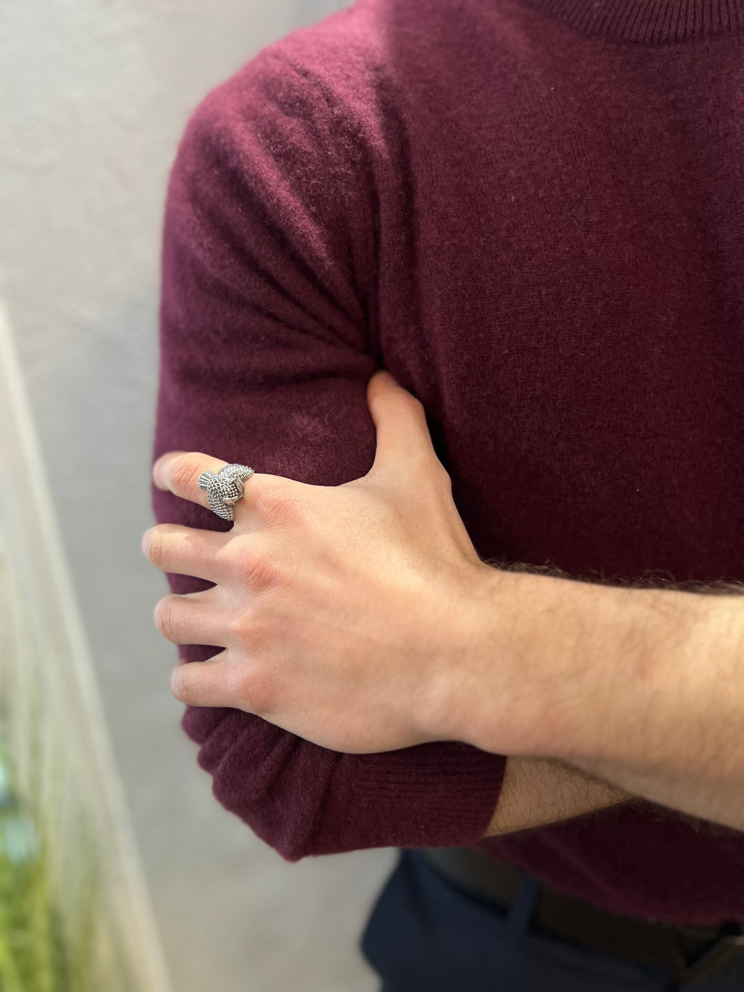 Sterling Silver Owl Ring