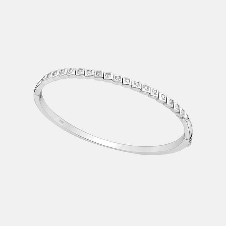 Zircon Tiara Sterling Silver Bracelet