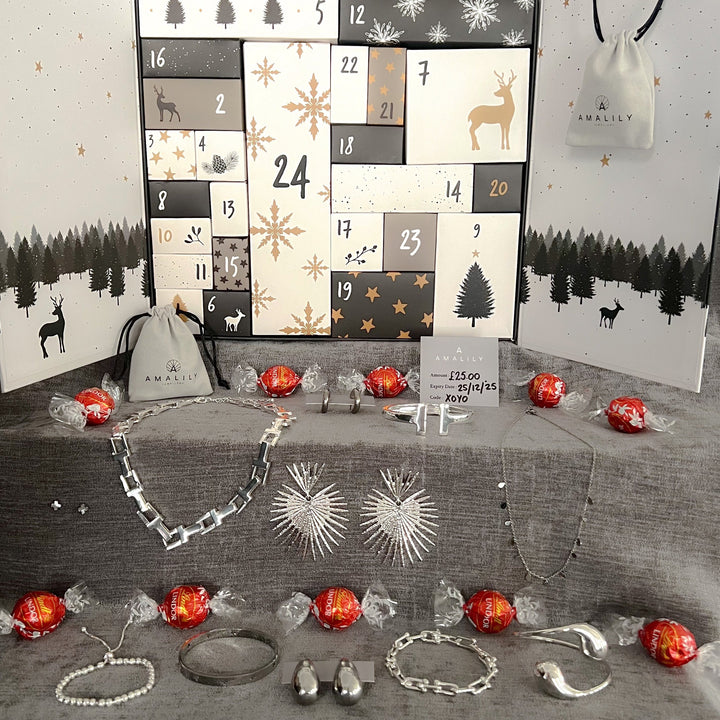 Silver Advent Calendar (worth £329.00)