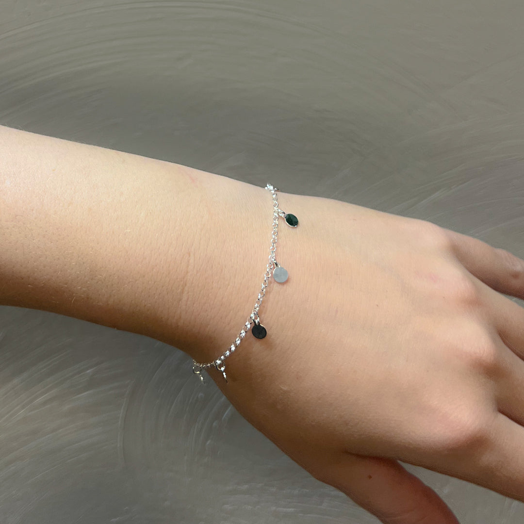 Silver Coins .925 Bracelet