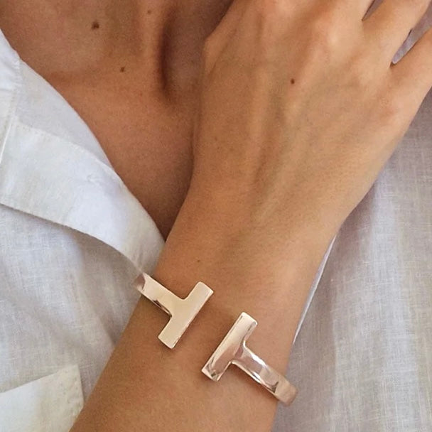 Couture T-Bar Hinge Cuffs - Silver | Gold | Rose Gold