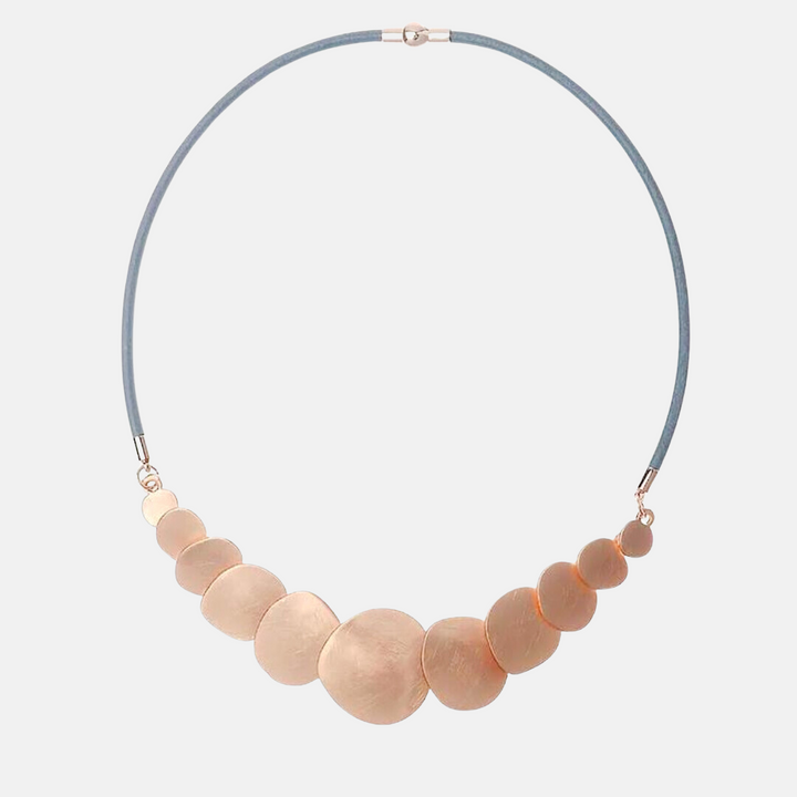 Pebble Zoe Necklace - Silver | Rose Gold