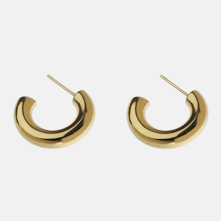 Ingrid Gold Plated Stainless Steel Hoops