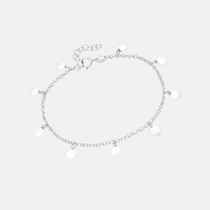 Silver Coins .925 Bracelet