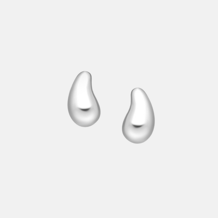 Omboo Tear Drop Sterling Silver Earrings