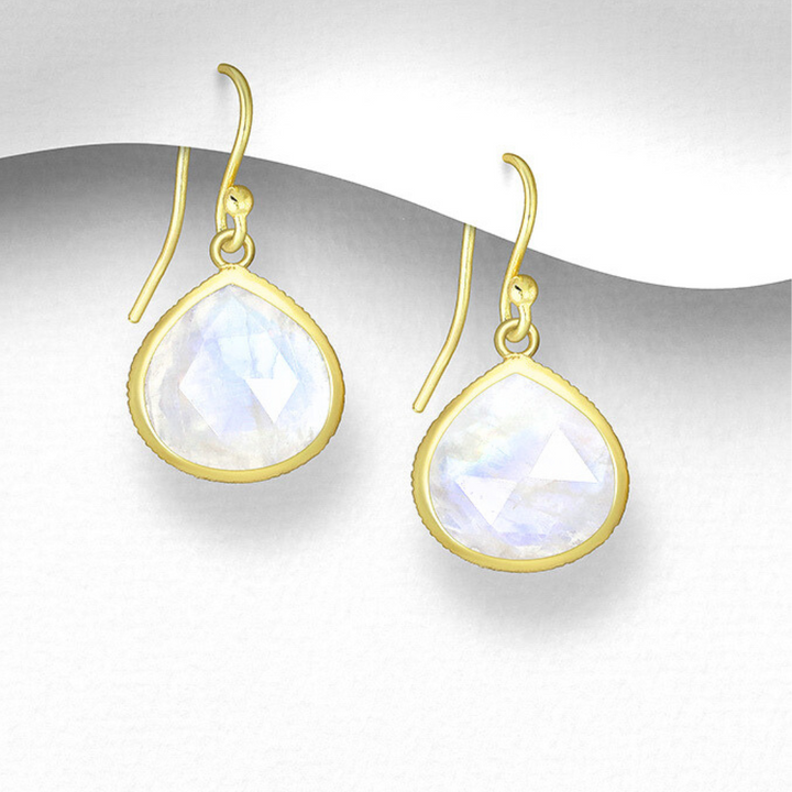 Kate Moonstone Drop Earringss