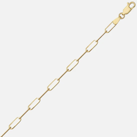 9ct Yellow Gold Paperclip Chain – To Hold And To Have