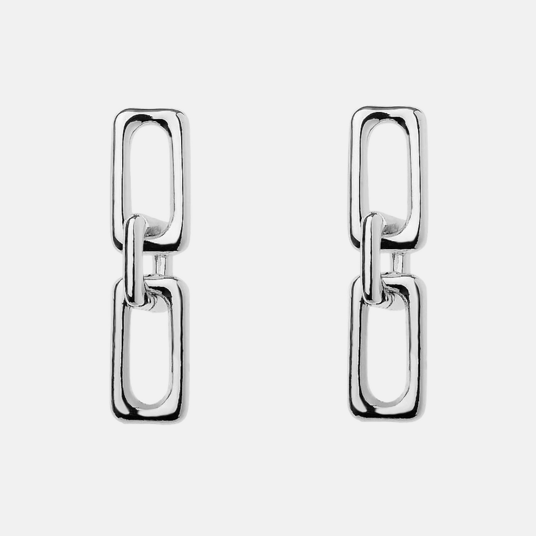 Siena Square Link Earrings - Gold | Silver