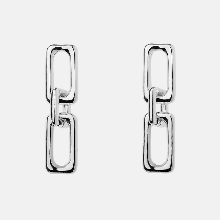 Siena Square Link Earrings - Gold | Silver