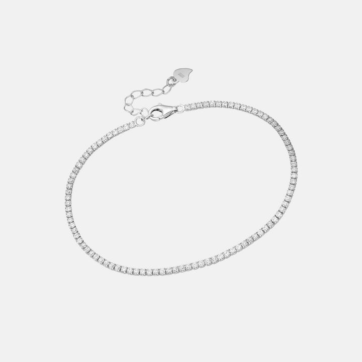 Dainty Zircon Tennis Bracelets - Sterling Silver | 18ct Gold Plated Sterling Silver