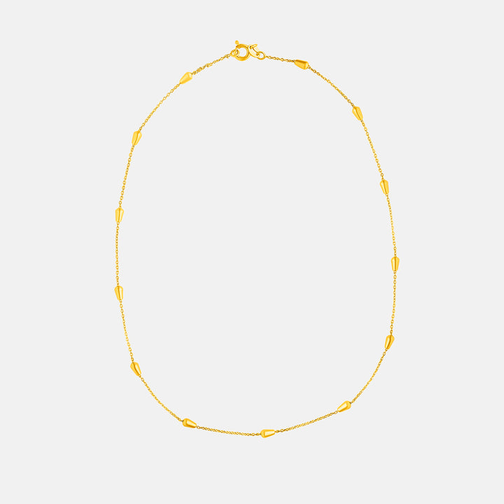 Mia Nugget Chain Necklace - Sterling Silver | 18ct Gold Plated